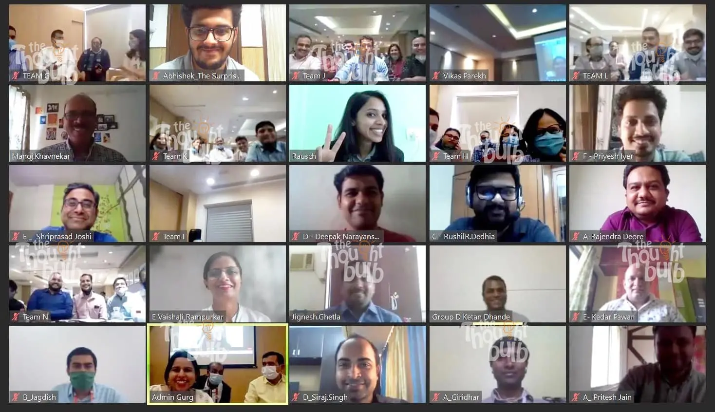 Team building programme — Nishit D 